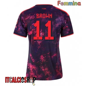 Bayern Munich Nathaniel Brown #11 Terza Maglia Femmina 2026-27 Manica Corta